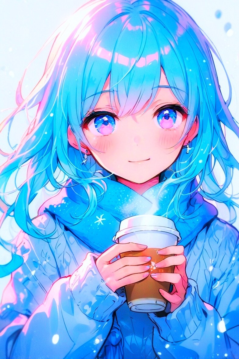 ホットコーヒー 飲みながら出勤、今日はすっきり #AIart #AIイラスト