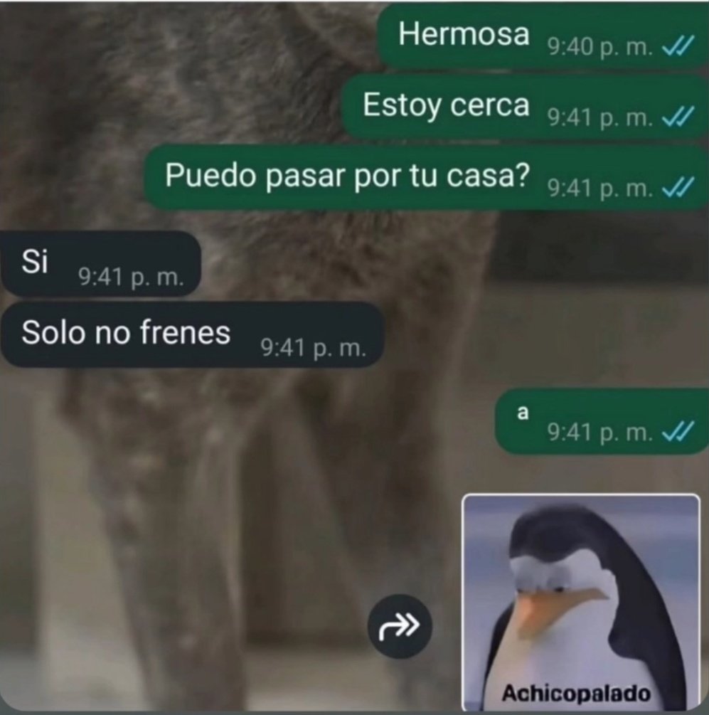 Recordando cuando un gilipollas que quería ligar conmigo y mi amiga me dijo: 'illa ere' ma' seria que hacienda! Ere' así siempre?"
Y le respondí: No, hoy tengo un dia bueno.