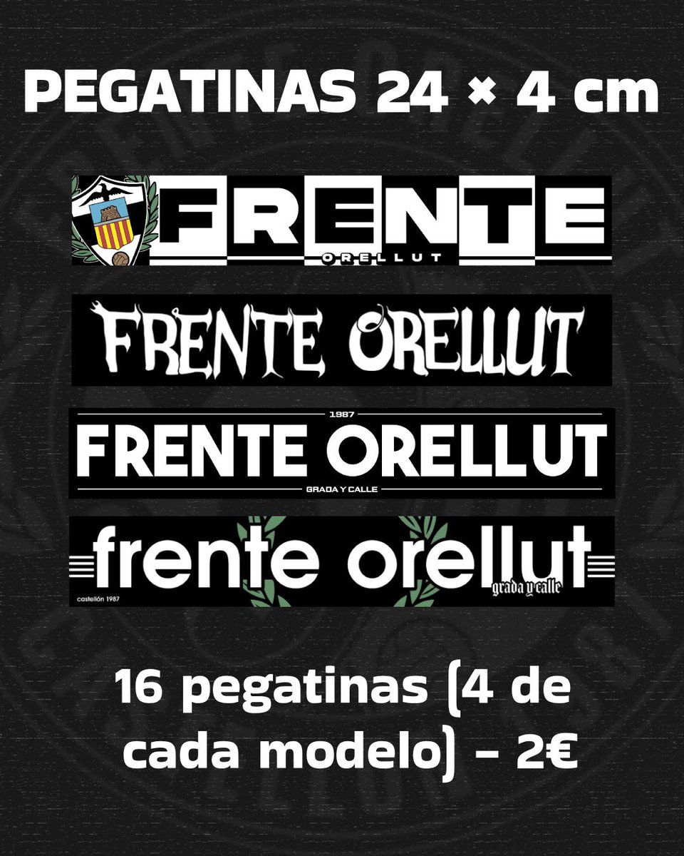 Ya disponibles las nuevas pegatinas del grupo.
