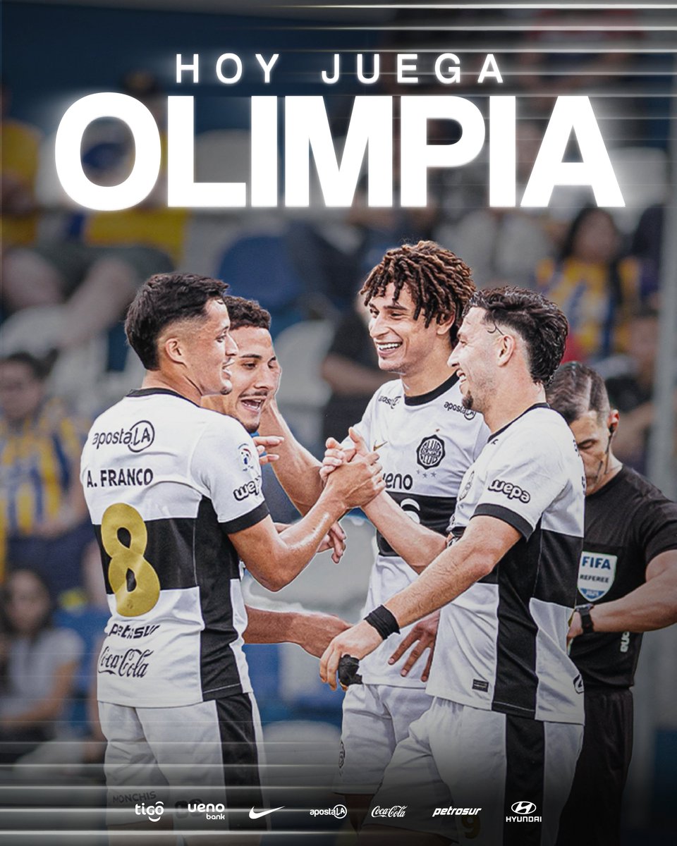 elClubOlimpia's tweet image. ✨️ ¡HOY JUEGA #𝗢𝗟𝗜𝗠𝗣𝗜𝗔! 🌎