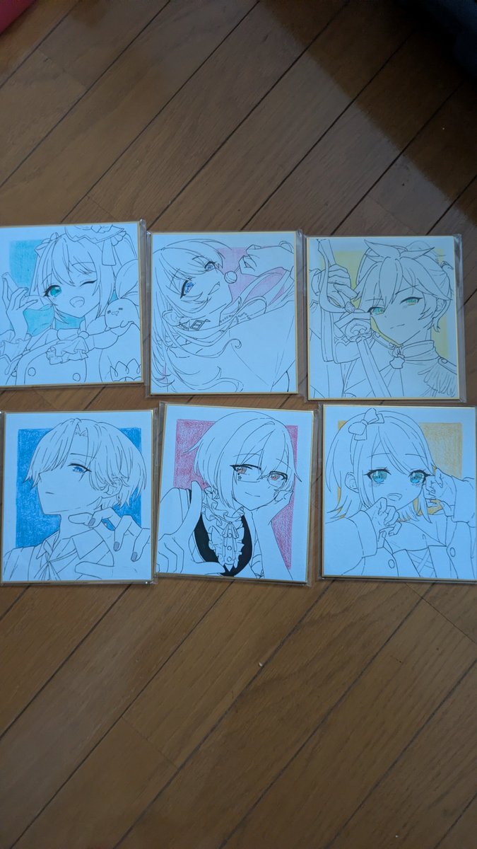 昨日受け取ったあきちゃんねんねのイラスト色紙だ！ 11/30の39