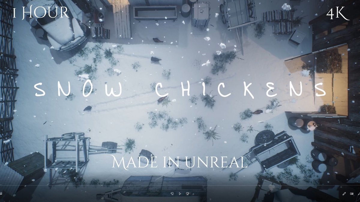 ArtStrongArts's tweet image. Brand New Pet Friendly Ambient ASMR video just dropped!
All the Fluffy Butts! #chickens #fluffybutts #ASMR #Unreal #indiegame #indiedev #ambient #winter #fallingsnow
youtube.com/@ArtStrongArts