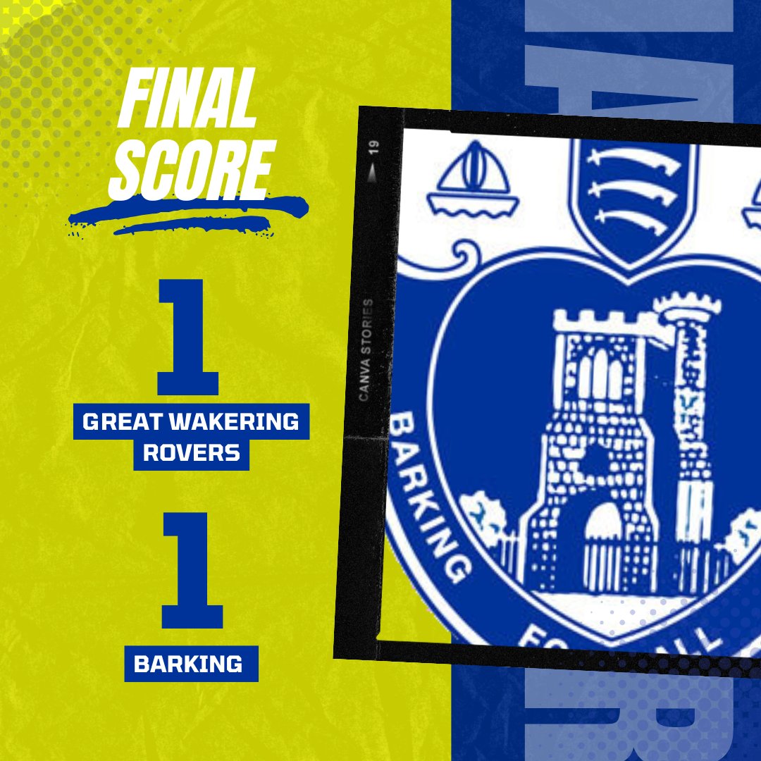 barkingfc's tweet image. A point was the minimum we deserved tonight - an excellent performance against @GWRovers. 

Our goal coming from @Chakattack96!