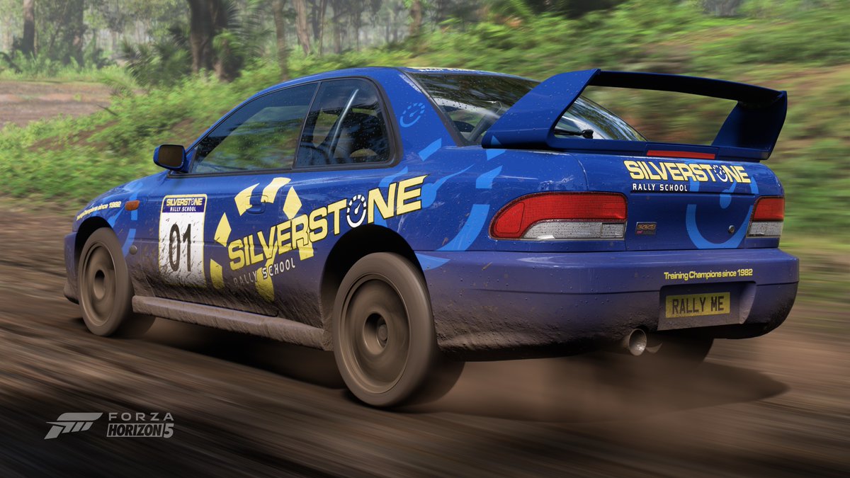 RallyzX360's tweet image. A nearish replica of Silverstone Rally School&apos;s rear wheel drive Impreza for #ForzaHorizon5. Sharecode is 156 895 220 for the livery, and 987 797 824 for the RWD tune. Original in last picture. Prompted by @OmologatoUK&apos;s recent visit.
