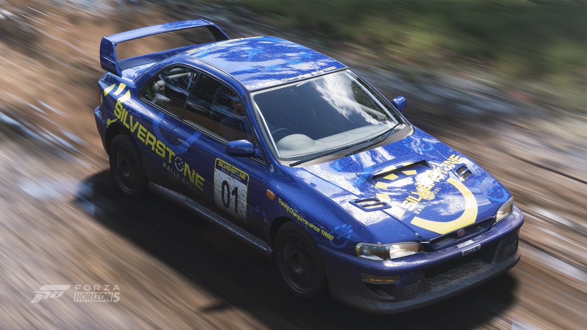 RallyzX360's tweet image. A nearish replica of Silverstone Rally School&apos;s rear wheel drive Impreza for #ForzaHorizon5. Sharecode is 156 895 220 for the livery, and 987 797 824 for the RWD tune. Original in last picture. Prompted by @OmologatoUK&apos;s recent visit.