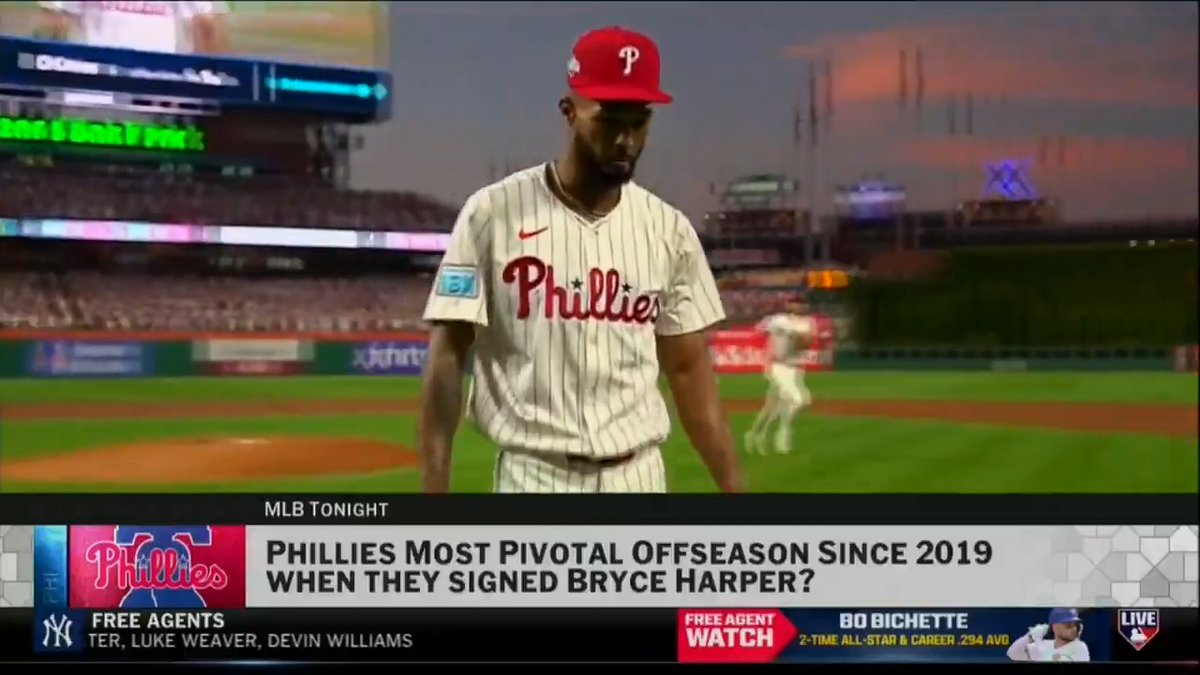 Is this the most pivotal Phillies offseason since 2019 when they signed Bryce Harper?

@ToddZolecki joins #MLBTonight to expand on Philadelphia's outlook. 
