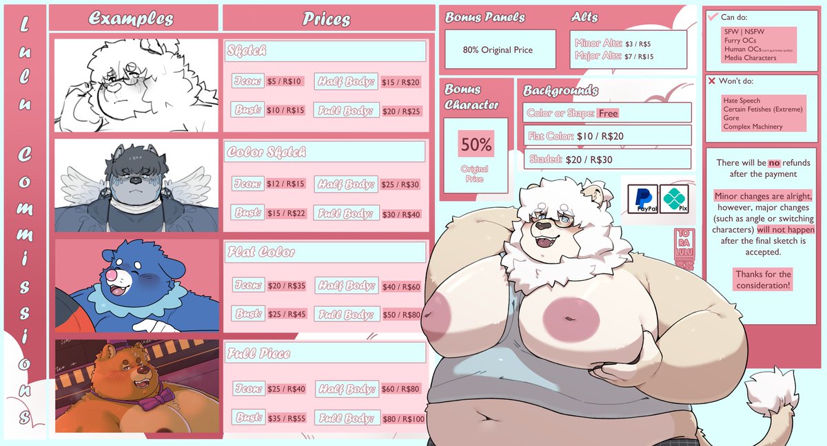 Commissions are open!