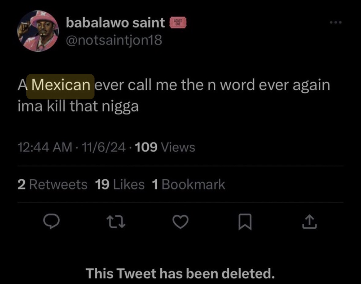 My fav deleted tweet