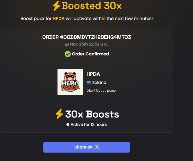 We are boosted 30X