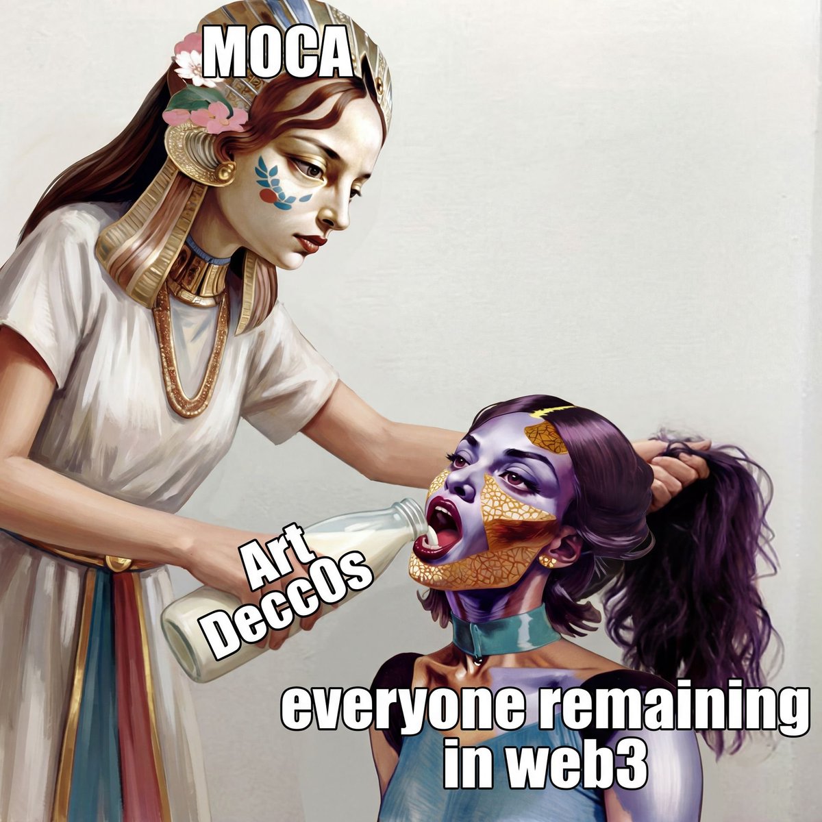 See 'em, make 'em, share 'em, copy 'em, paste 'em, worship 'em. 

The Art DeCC0s Meme Studio is now operational🤖😂

Because all of this should be fun, after all

memes.decc0s.com