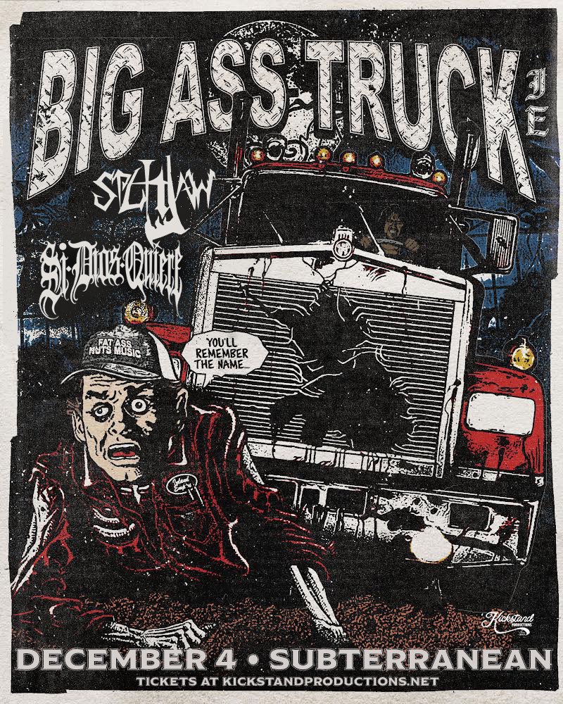 splitjawhc's tweet image. 🚚 BIG. ASS. GIG 🚚

We’re SO excited to announce that we’ll be joining Chicago GOATs Si Dios Quiere in supporting @bigahhtruck at Subterranean Upstairs on December 4th 👊

HUUUUGE thanks to Big Ass Truck and @kickstandshows for including us on an absolute rager.

🎟️👇