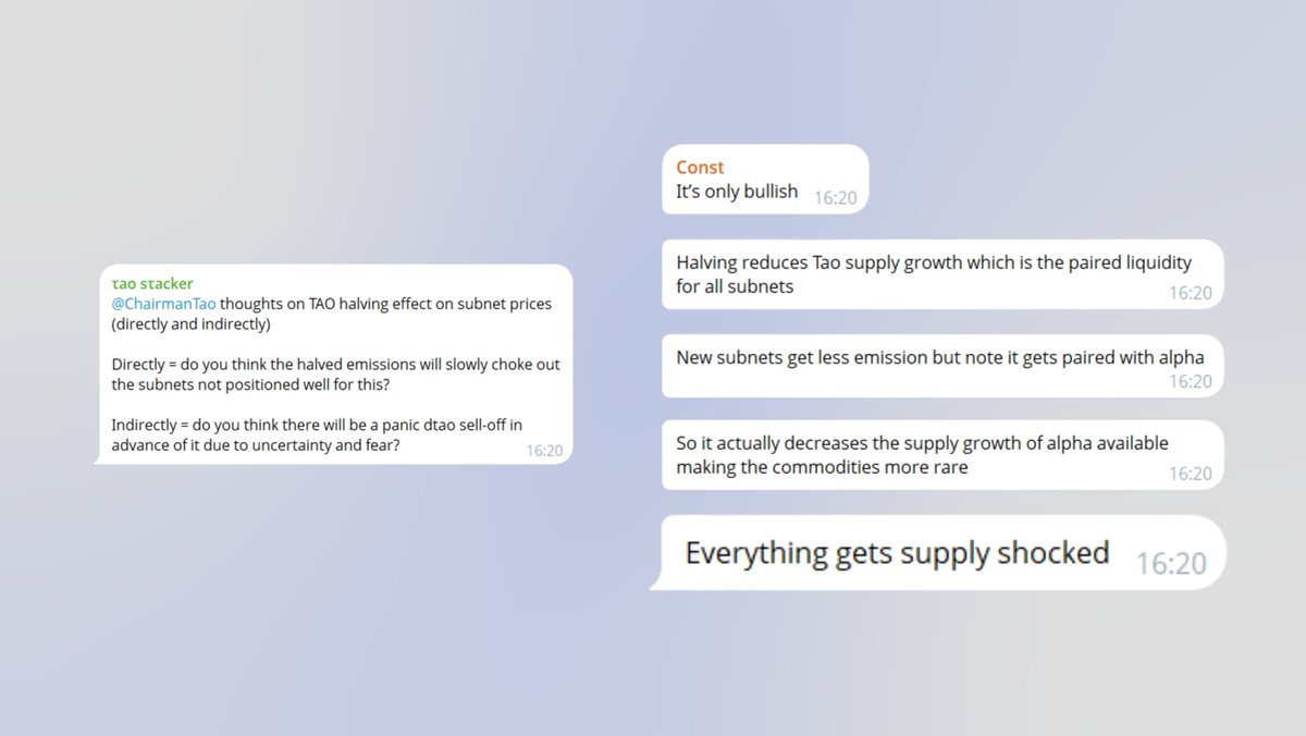 DreadBong0's tweet image. The #Bittensor halving is only bullish..

&quot;Everything gets supply shocked&quot;

$TAO