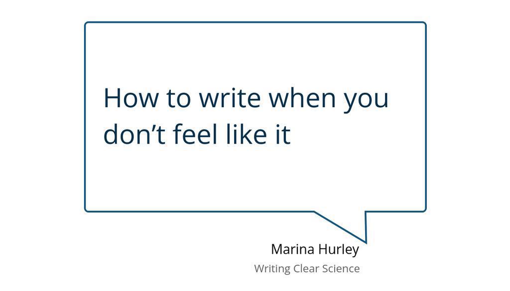 Aim to write in intensive, pre-organised short blocks of time.

Read more 👉 lttr.ai/8pvA