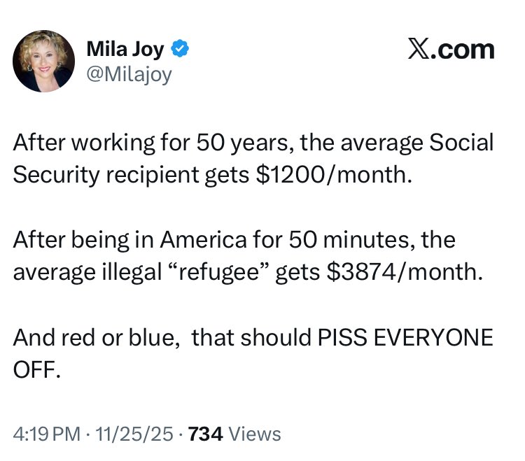 CreasonJana's tweet image. Our @SenateDems @SenateGOP @HouseDemocrats &amp;amp; @HouseGOP don’t care about our elderly. They no longer work and pay into their tax-schemes to rip us off.

So why would they care about rising the retirement payout for those that WORKED ALL THEIR LIVES TO PAY INTO IT?!

Because they…
