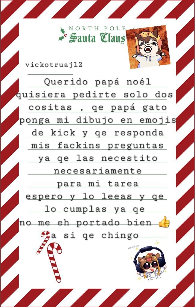 Ya hice mi carta qe tal?