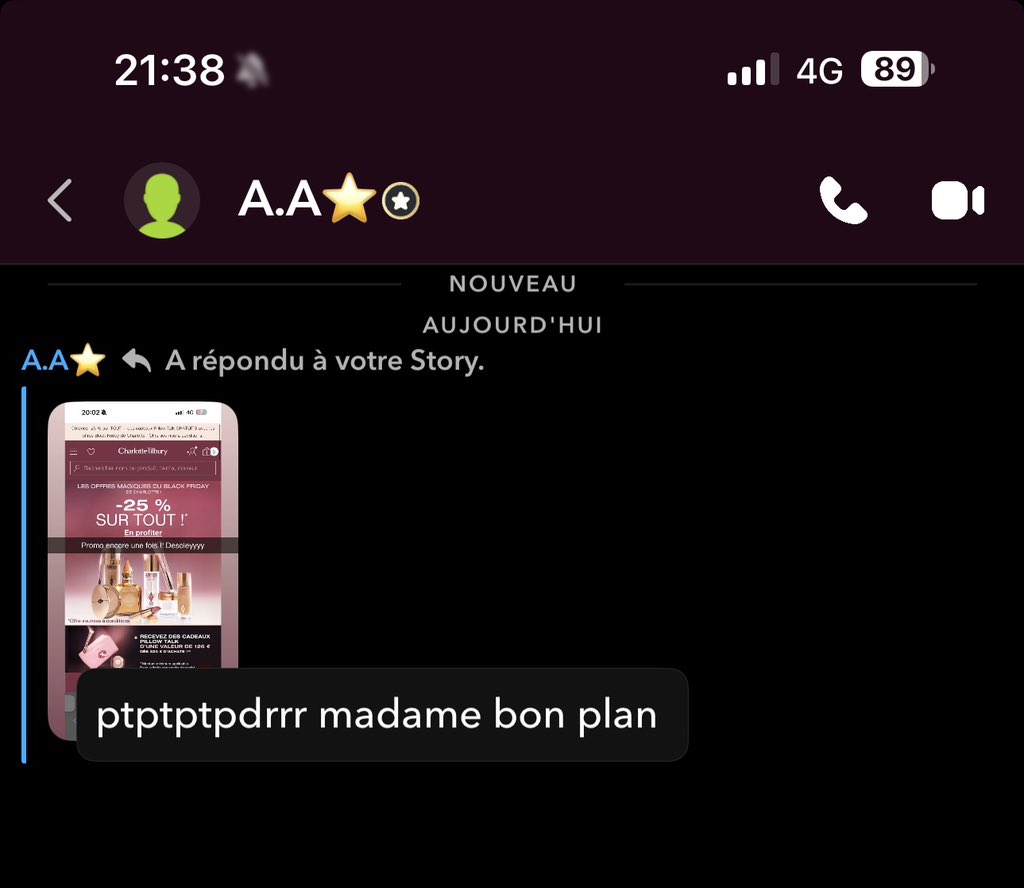 Ma story privée c’est full bon plan depuis le black Friday #toutpourlesfairedépenser