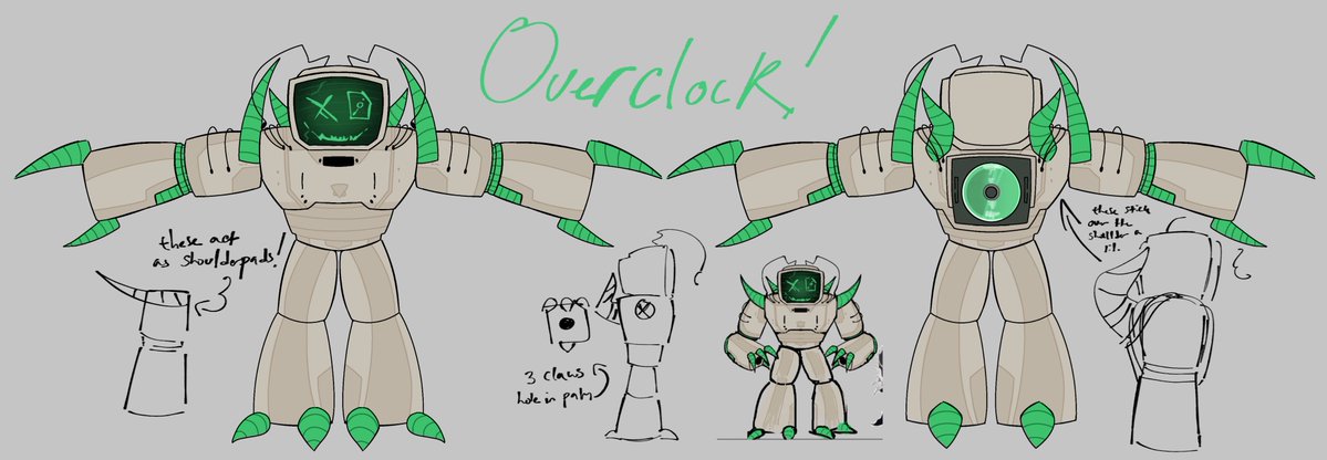 CompProtocol's tweet image. 🚨KILLER REVEAL🚨

&quot;FORGIVE_ME_PLEASE_.&quot;
Here’s a look at our first killer, OVERCLOCK, and their layer(s)!

CONCEPT SHEET BY @stereolustre 
ARTWORK BY @MothInMouth 
LAYER(s) BY @SpecialFreshy 

 #ROBLOX #RobloxArt #RobloxDev #COMPANYPROTOCOL