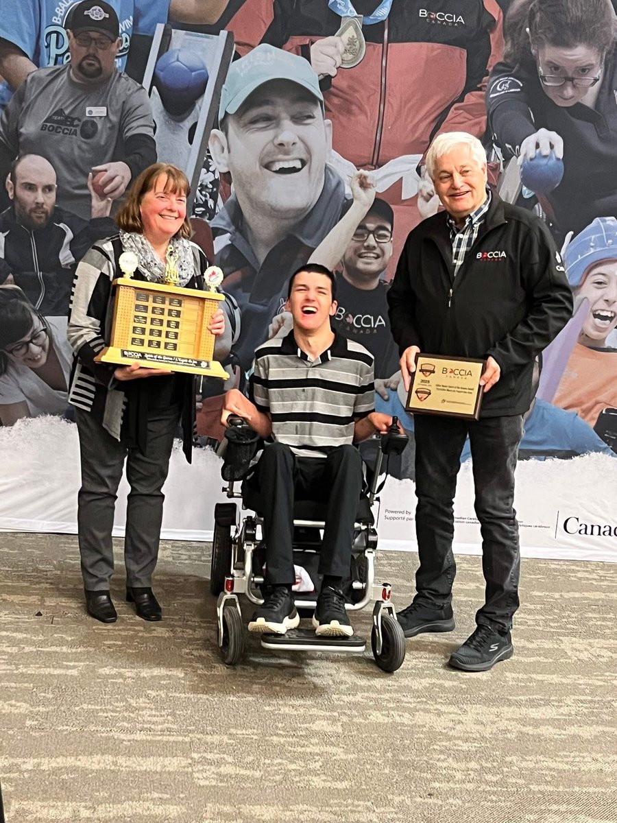 PaulLaneMHA's tweet image. A BIG Congratulations to Southlands own, Joe Philpott on being the recipient of this year’s Boccia Canada - Giles Henry Spirit of the Games Award.  Way to go Joey! We are so proud of you.
#CommunityMatters #Southlands