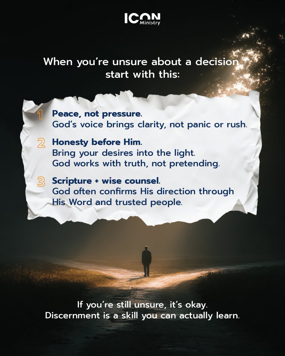 IconMinistry's tweet image. Discerning God’s direction isn’t always easy.
But God does speak, and He wants to guide you with peace, clarity, and wisdom.

👉 Learn more at encountercourses.com/subscription