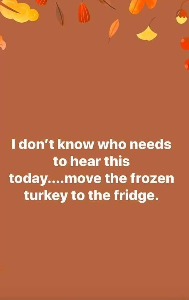 Public service announcement 😂 Don’t be that person this year.
#Thanksgiving #ThanksgivingPrep #TurkeyDay #HolidayReminder #Relatable #HolidayCooking #LifeHack