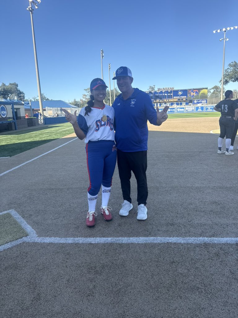 Had a blast at the McNeese camp! Grateful for the coaches and the staff for hosting an amazing camp!! Grew as an individual and learned a lot within the past two days!Thank you for the invite!! <a href="/McNeeseSoftball/">McNeese Softball</a> 💙💛