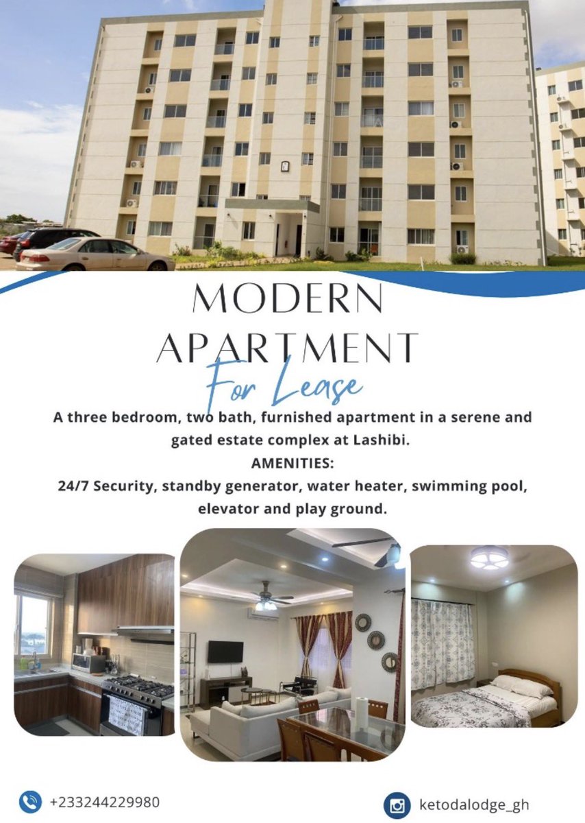 naa_ziah's tweet image. We’re leasing this modern apartment. If you know someone looking, tag them 👇🏽 #Goodlocation #modernfinishing #sereneenvironment #lashibi #ghana #fyppppppppppppppppppppppp #viralpost