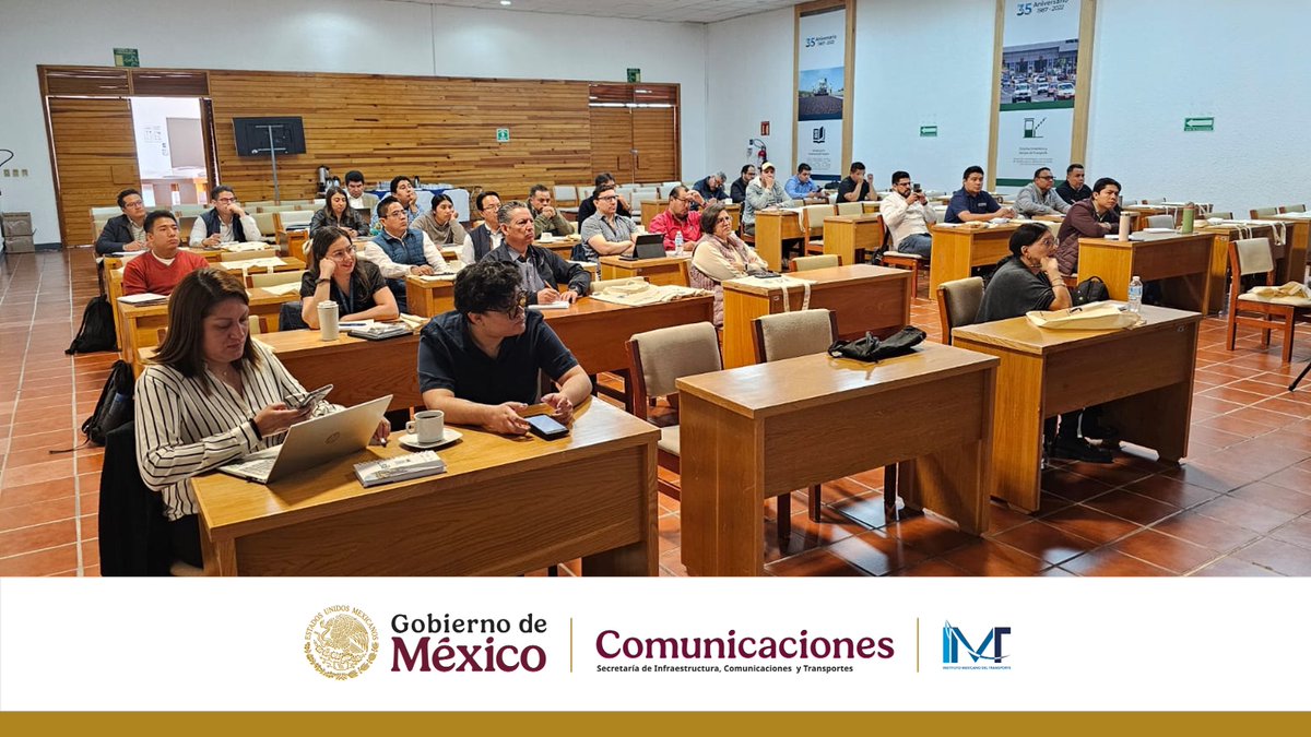 Se inició el curso sobre refuerzo de pavimentos asfálticos con interlayers geosintéticos organizado por la International Geosynthetics Society Capítulo México y el Instituto Mexicano del Transporte, el cual sea realiza este 25 y 26 de noviembre en las instalaciones del IMT.