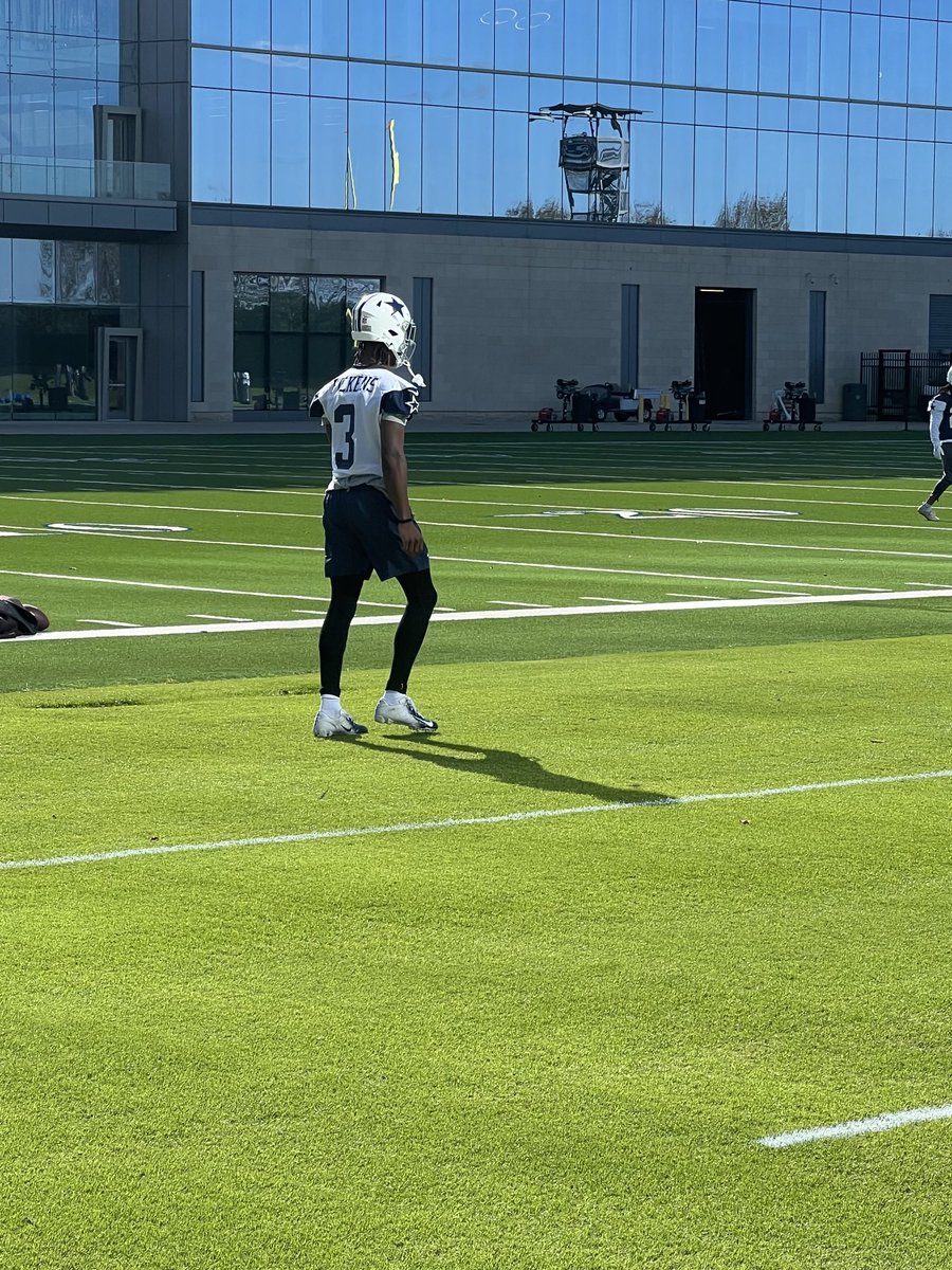WerderEdNFL's tweet photo. #Cowboys QB Dak Prescott on George Pickens: “If he's one-on-one, he's not covered — not in my mind.”

Highest passer rating between QB-WR duo this NFL season: Dak Prescott targeting George Pickens (134.4) https://t.co/jklnfyBOa8