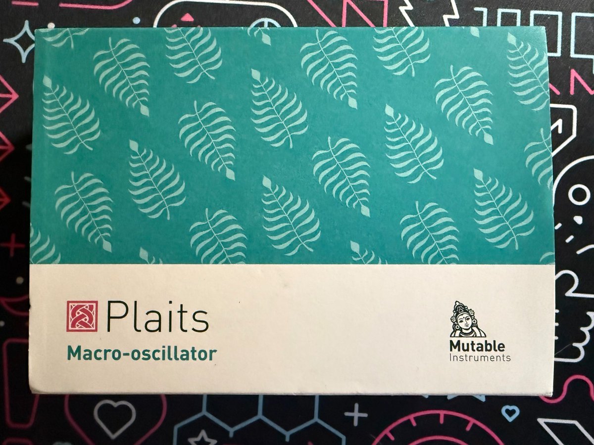 synthfix's tweet image. Mutable Instruments Plaits (Eurorack Modular Macro-Oscillator) Synthesizer  
🔗 ebay.com/itm/3660087514…  
 #ad