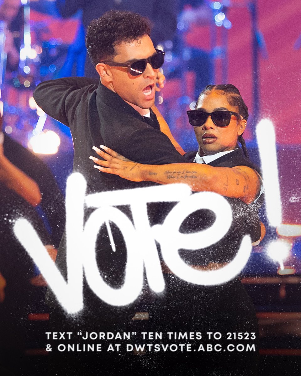 LET’S ROCK THE VOTE 😎🗳️

Jordan &amp; Ezra take on the <a href="/officialdwts/">Dancing with the Stars #DWTS</a> FINALE‼️ tonight with voting opening at 8pm ET!