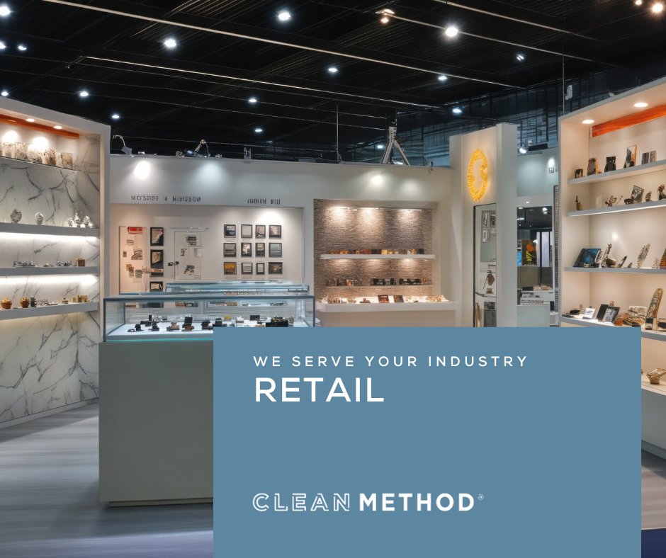 cleanmethod's tweet image. 🛒 Clean Method keeps your retail space polished, inviting &amp;amp; customer‑ready.
bit.ly/3LEFyp5