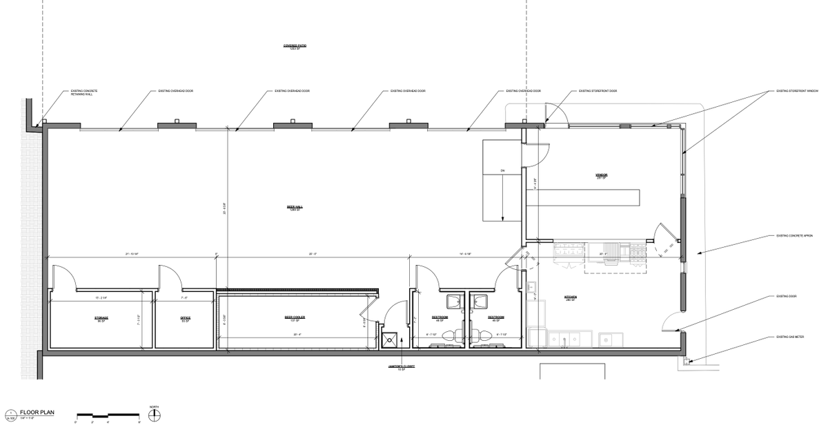 BuildUpDenver's tweet photo. PROPOSED
King St &amp; W 23rd Ave, #Denver 80211
Old art studio turns into a beer garden and food destination in Sloan's Lake neighborhood, major new addition to a growing community. No parking, no need! There's already a mature tree and landscaping where parking might have gone! https://t.co/e5eUShv6KV