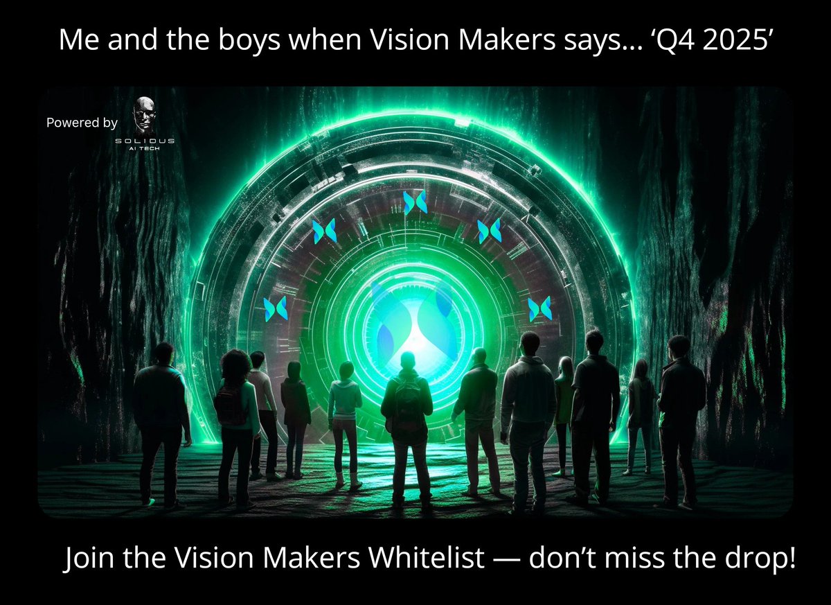collossalyuzzy's tweet image. 1/
The memes for @VisionMakersio keep getting crazier as launch nears👀🔥

I dug deeper and this isn’t just another “hyped project.”
VisionMakers is shaping up to be the AI-powered control center Web3 actually needs and if you’re in the @AITECHio ecosystem, this is built for you.