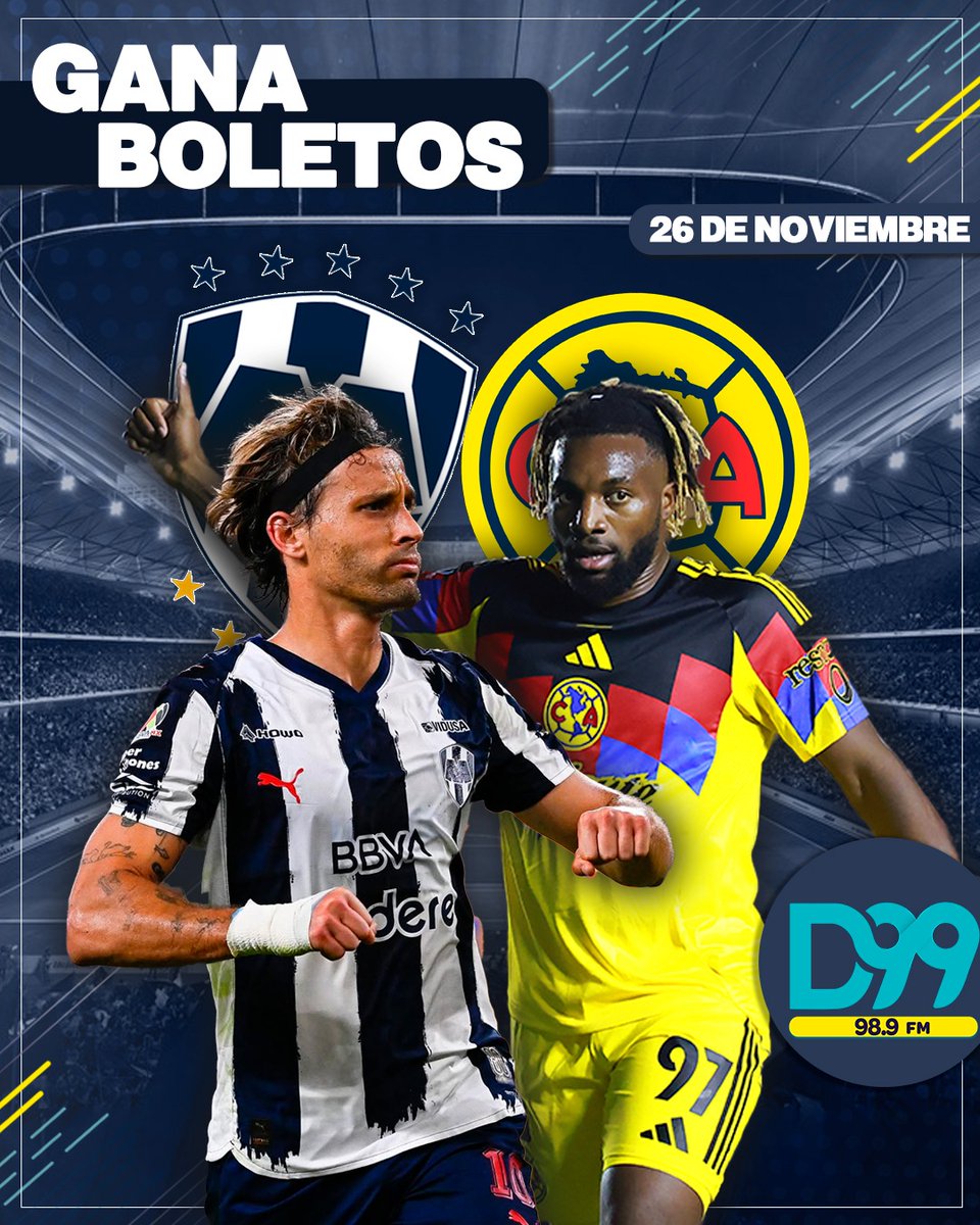 🔥Gana boleto doble para el partido de @rayados 🆚 @clubamerica 🔥

Participa aquí --->  instagram.com/p/DRf1feigeJe/…