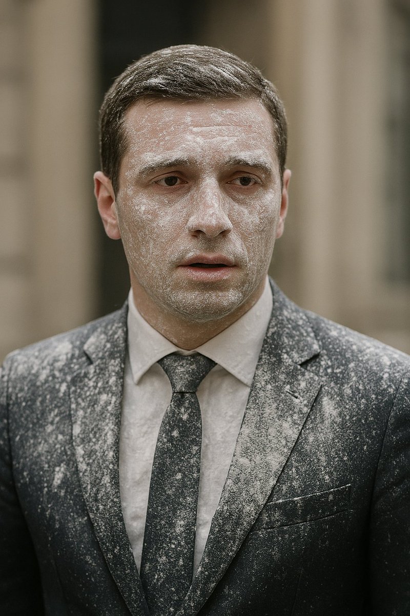 Bardella veut diriger la France mais il porte plainte contre un ado pour 250g de farine 🤡