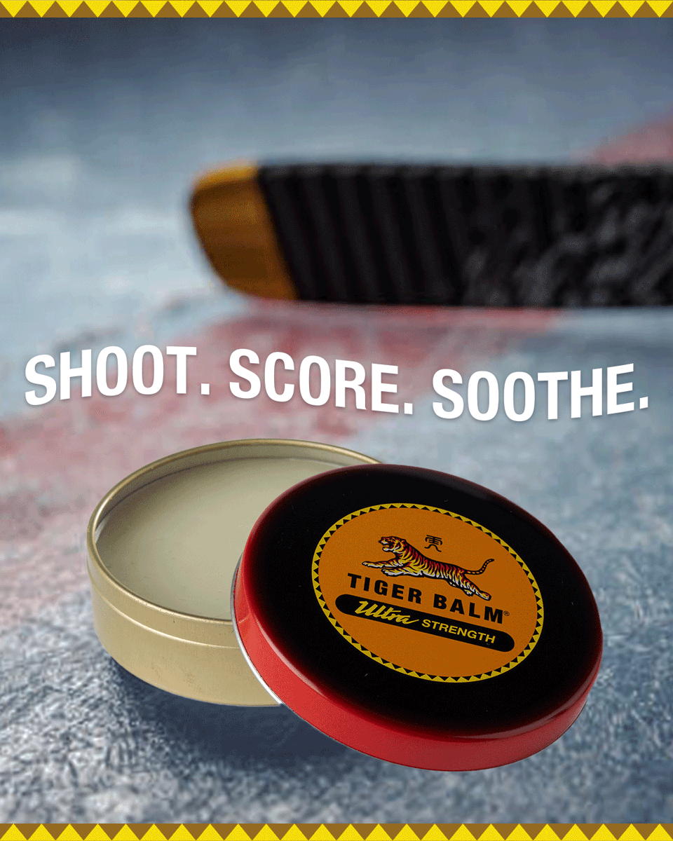 Tiger_Balm_US's tweet image. Breakaways, hard checks, and long shifts on the ice 🏒❄️ When the hits keep coming, Tiger Balm brings the relief 💪 Tag a teammate who needs Ultra relief! 

#IceColdRelief #TigerBalmUltraStrength #PostGameRecovery #Hockey #TigerBalm #WorksWhereItHurts