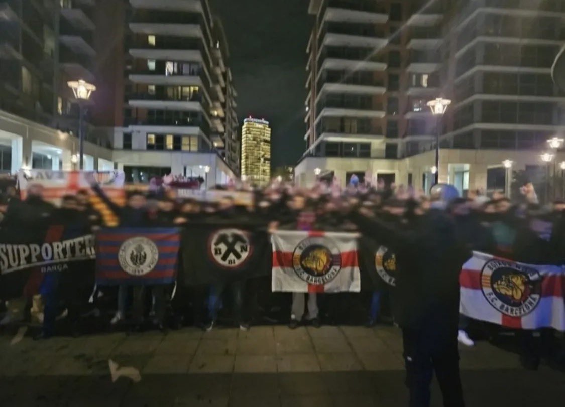 hooliganscz1999's tweet image. 25.11.2025, Chelsea🏴󠁧󠁢󠁥󠁮󠁧󠁿 - Barcelona🇪🇸, Barcelona away against Chelsea, click for more here: hooligans.cz/2025/11/26/che…

All in one place. Tap to download.
🔗 hooligans.cz/app