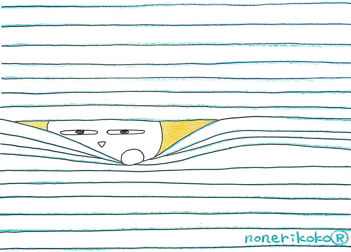 nonerikoko's tweet image. はりこみ。

#のねりここ
2041日目
#張り込み #ブラインド #イラスト #猫