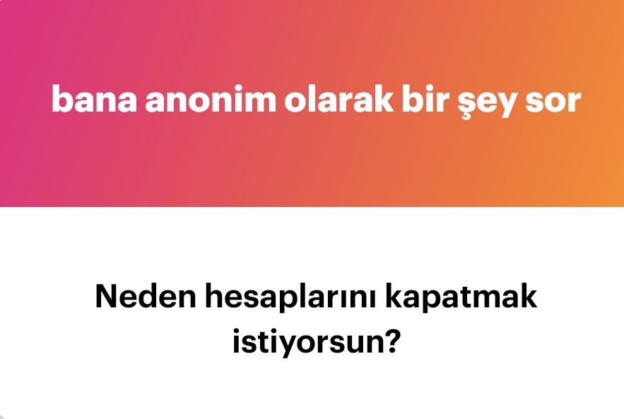 Yük gibi hissediyorum sanki kapatırsam ruhsal olarak rahatlayacakmışım gibi hissediyorum öcksöcjsöxkösxöxmx