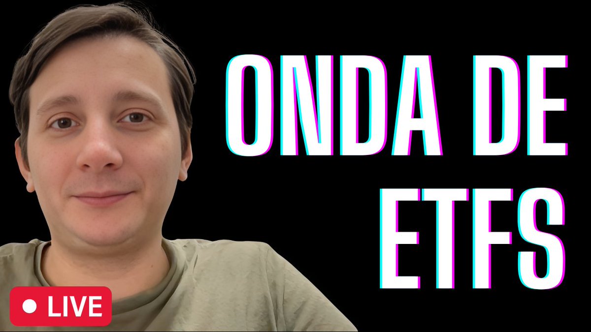 📺LIVE: NOVOS ETFs NO AR

LIVE 21h00 NO AR 👇👇👇

&gt;&gt; youtube.com/live/zq508P7GI…