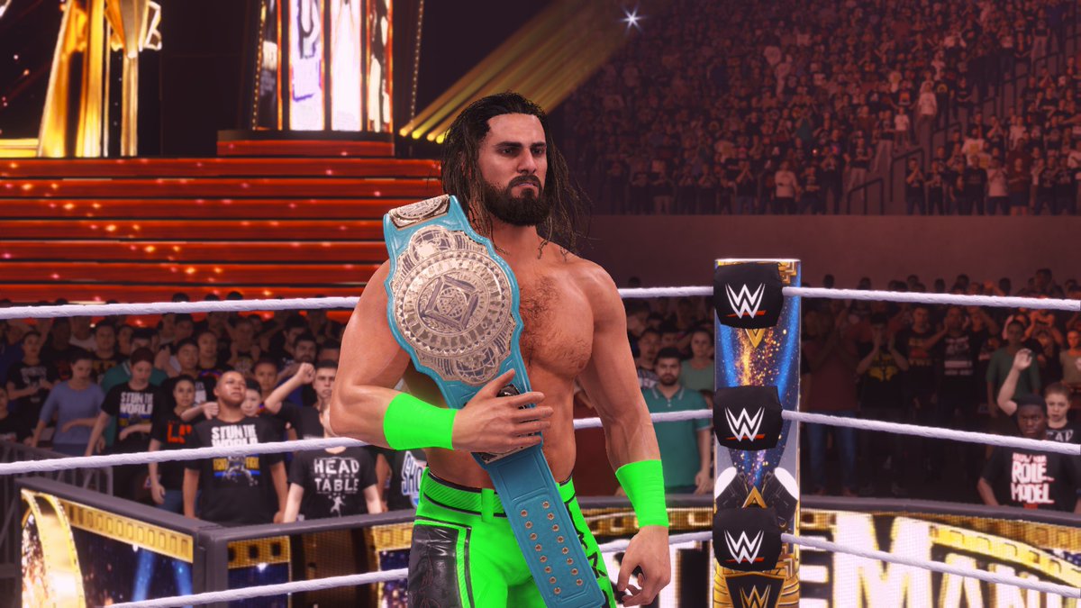 #AndNew 500x #WWE Intercontinental Champion. My Hero and my 3rd favorite male wrestler of all time. <a href="/WWERollins/">Seth Rollins</a> #WWE2K24 #TeamRollins4Ever