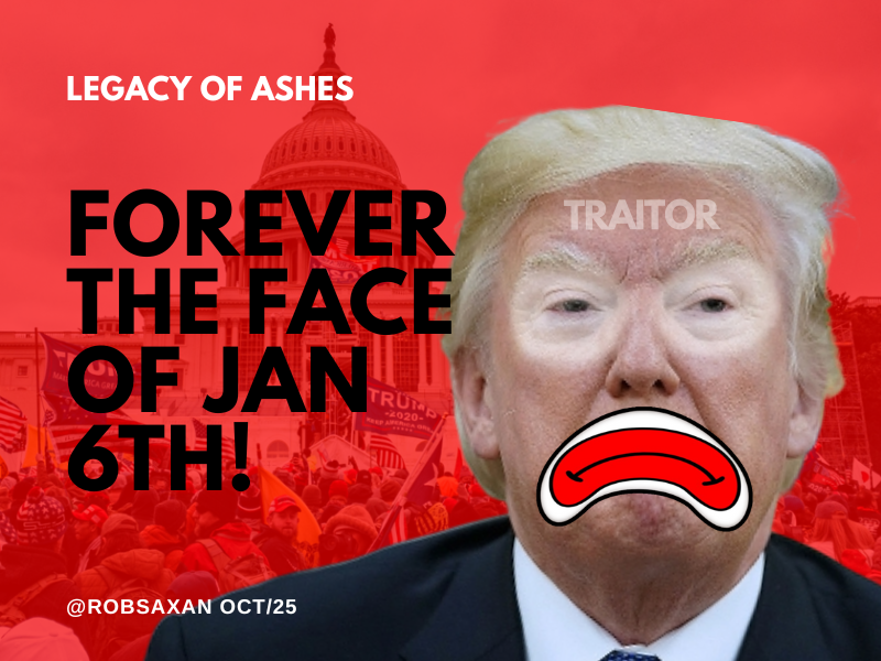 robsaxan's tweet image. MILLIONS OF REAL AMERICANS witnessed maga treachery on #Jan6th. @realdonaldtrump is living under the shadow of his own treachery. #LegacyOfAshes Pull your head out of trump's greasy fascist twat james, you're no patriot, you're just as pathetic as a convicted #FELON of FRAUD 🖕🏾