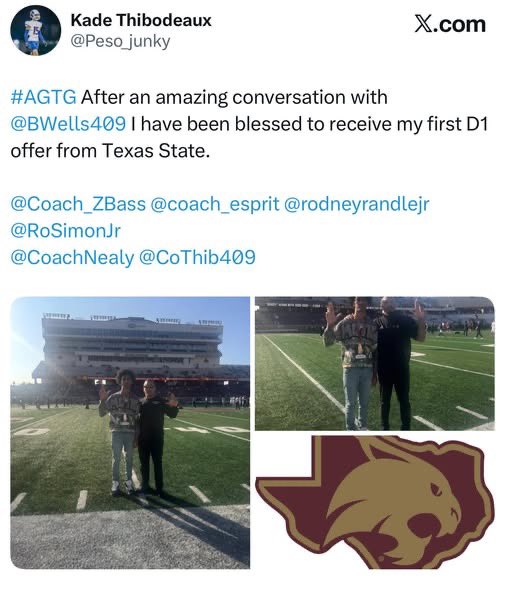 Let’s go Kade!!! More on the way kid……. my.pro7recruits.com/a/kade-thibode…