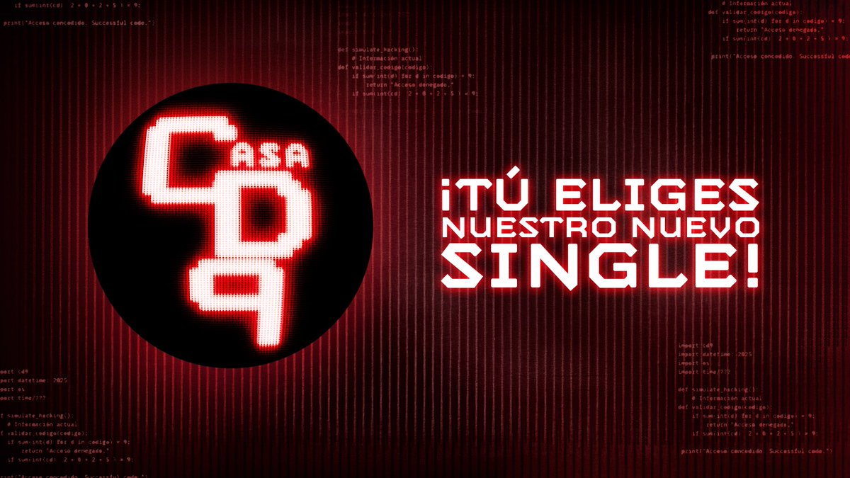 SI NO CONSEGUISTE ACCESO PARA LA CASA CD9, NO TE PREOCUPES…

¡QUEREMOS QUE TU TAMBIÉN ELIJAS NUESTRO NUEVO SINGLE! 

ENTRA AQUÍ cd9.mx/pages/votacion… escucha los audios, VOTA, y comparte tus creaciones.