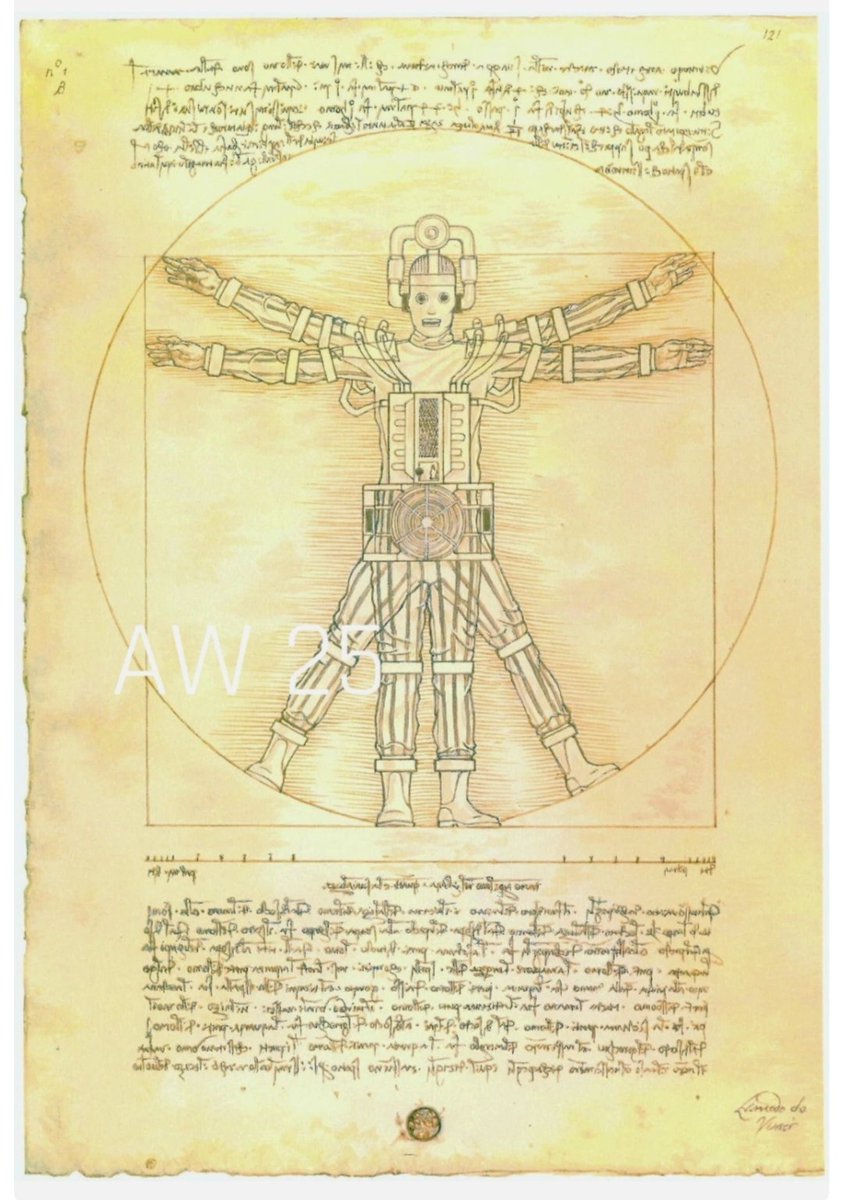 herbarianband's tweet image. VITRUVIAN CYBERMAN 
A3 signed limited edition art print up for auction!
ebay.us/m/ynHm1i
#DoctorWho #scifiart #fantasyart #illustration #Illustrator #artforsale #Prints #ComicArt #comicartist #Illustrator #illustration