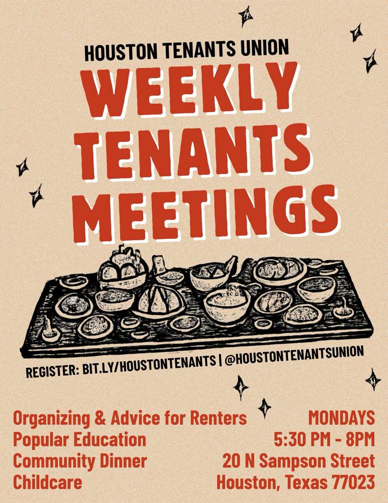 Houston Tenants Union tweet media