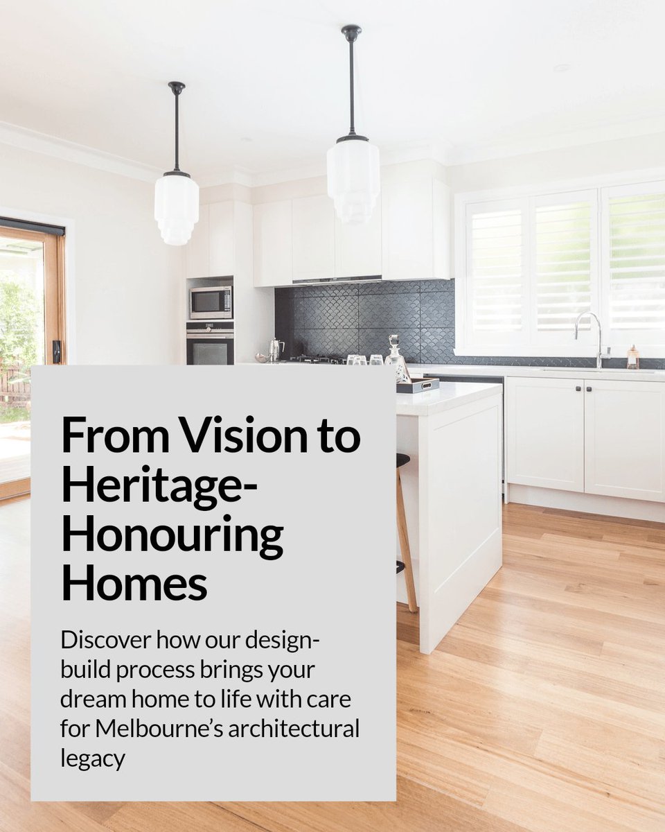 CameronConstruc's tweet image. Understanding the design-build process: from concept to completion. We translate your vision into quality homes that respect Melbourne&apos;s architectural heritage. Ready to start your project? #CameronConstruction #MelbourneBuilder #CustomeHomes #HomeExtensions