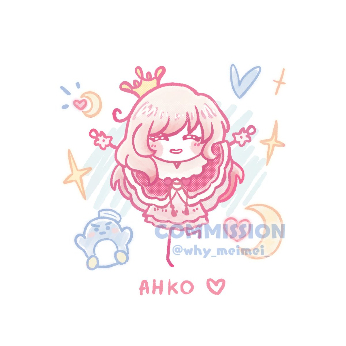 why_meimei_'s tweet image. Vgen commission for
@Mochrisachi  🩷👑#vgencomm