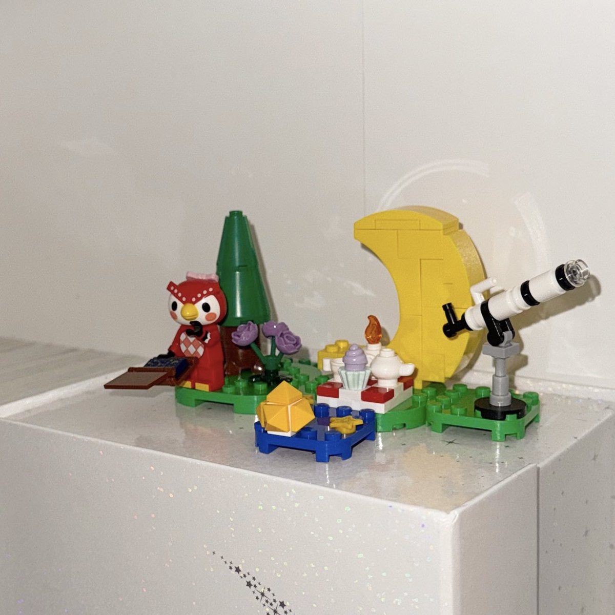 uppermooon's tweet image. built the Celeste Lego set :) #acnh #AnimalCrossing