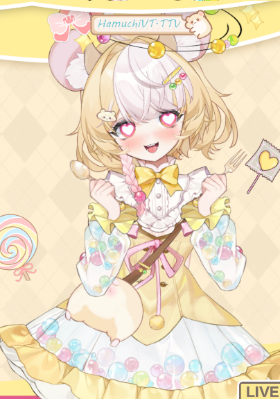 HamuchiVT's tweet image. Hamuchi's hungry!!! Gimme all your snacks - well if you want too ... hehehe~
#vtuber #twitch #VtuberEN #twitchstreamer